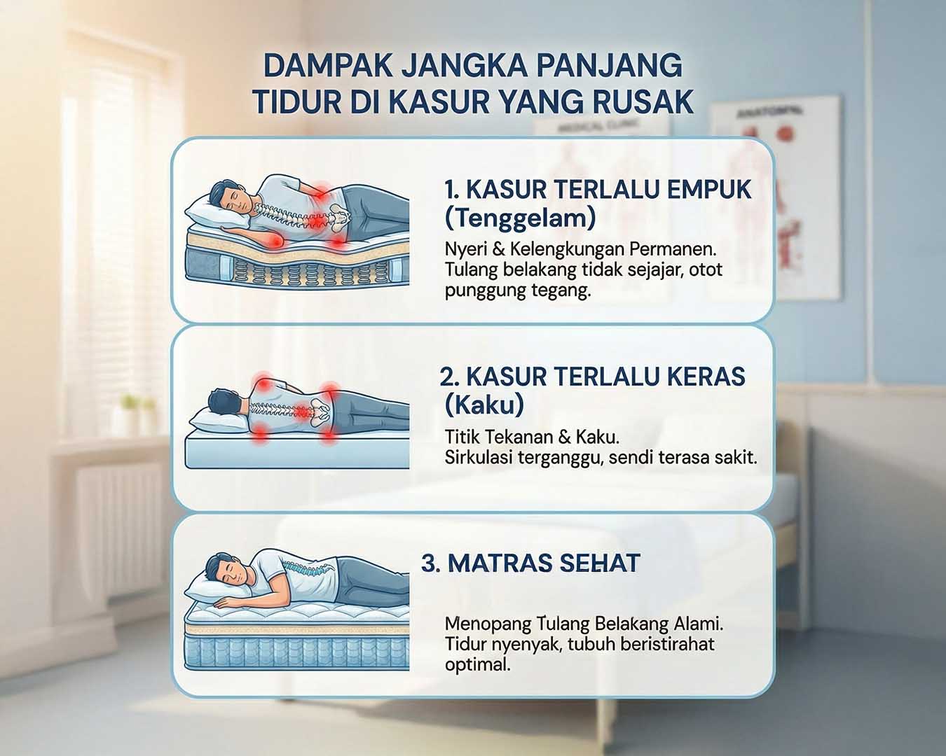 Ilustrasi Tulang Belakang Melengkung