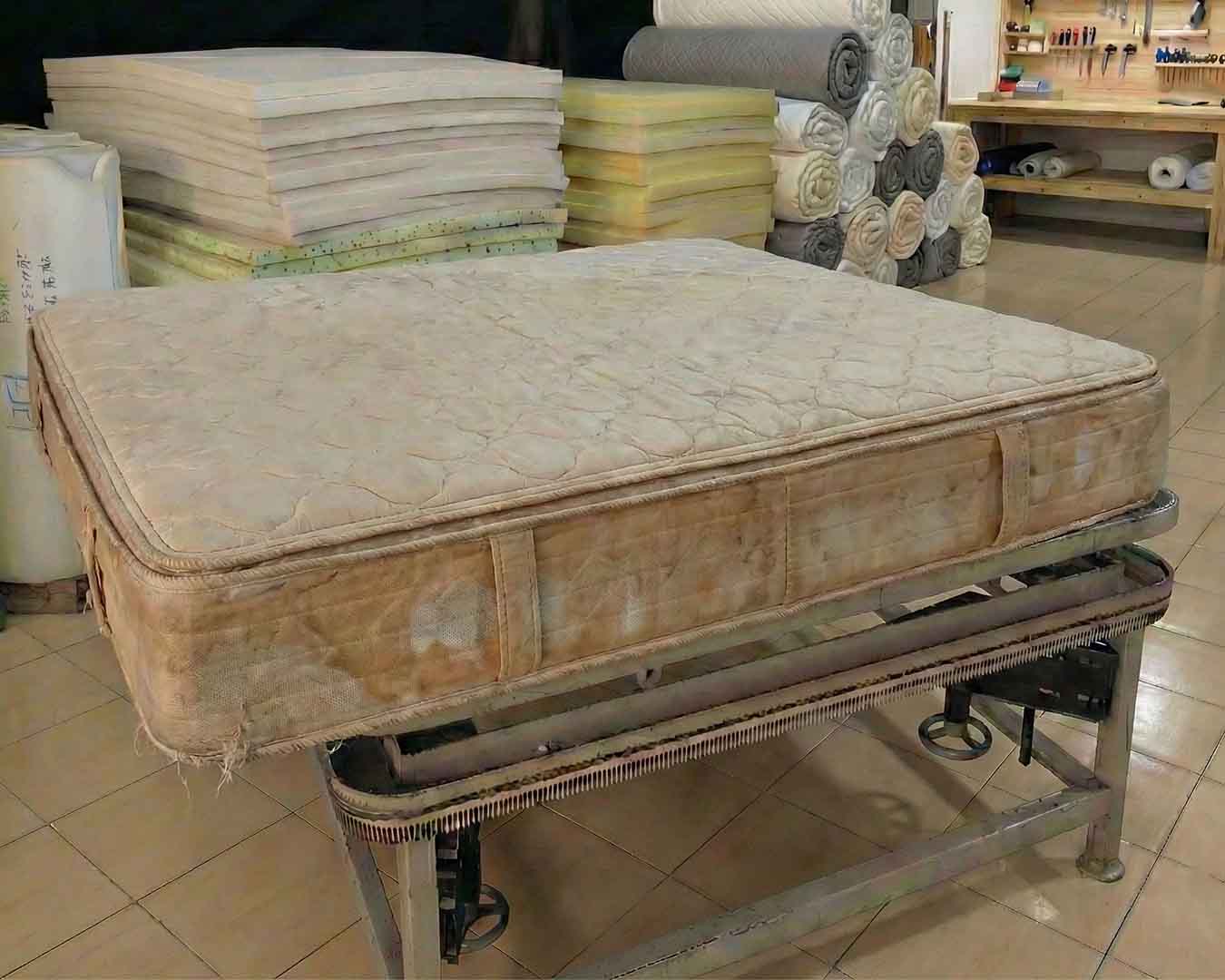 Before Upgrade Fondasi + Lapisan Matras Sehat